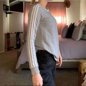Adidas grey long sleeve tee